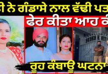 Sangrur Murder News | ਪਤੀ ਨੇ ਗੰਡਾਸੇ ਨਾਲ ਵੱਢੀ ਪਤਨੀ, ਫੇਰ ਕੀਤਾ ਆਹ ਕੰਮ! ਰੂਹ ਕੰਬਾਊ ਘਟਨਾ